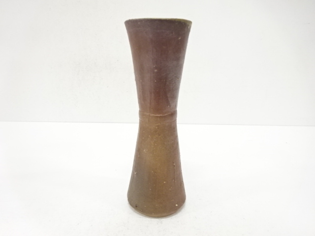  備前焼　人間国宝　山本陶秀造　花入